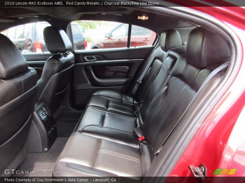 Red Candy Metallic / Charcoal Black/Fine Line Ebony 2010 Lincoln MKS EcoBoost AWD