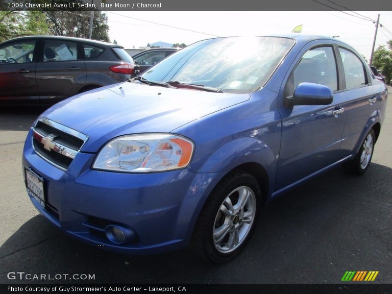 Blue Moon / Charcoal 2009 Chevrolet Aveo LT Sedan