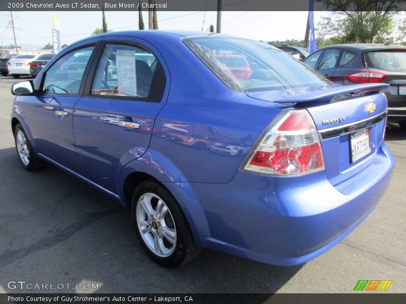 Blue Moon / Charcoal 2009 Chevrolet Aveo LT Sedan
