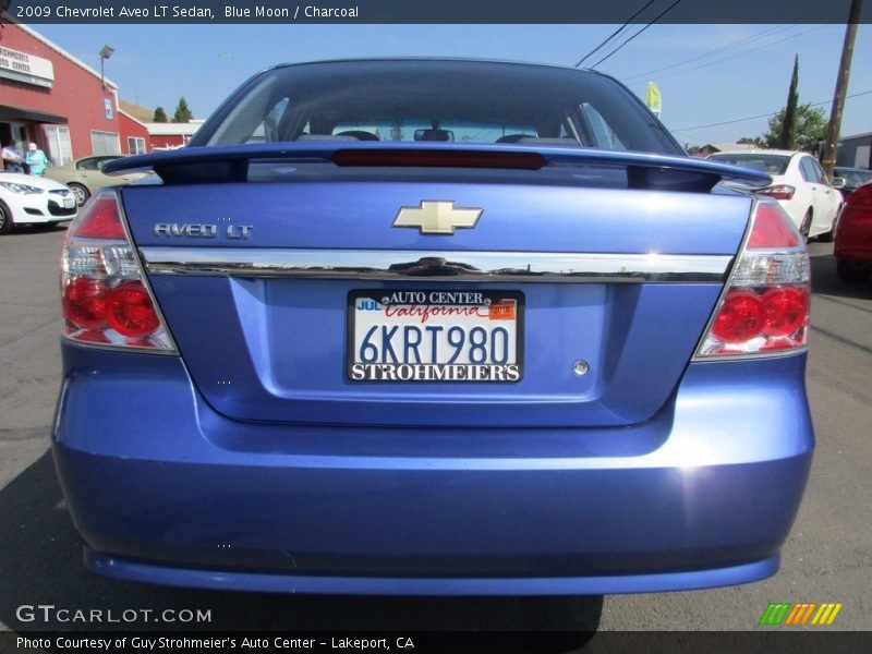 Blue Moon / Charcoal 2009 Chevrolet Aveo LT Sedan