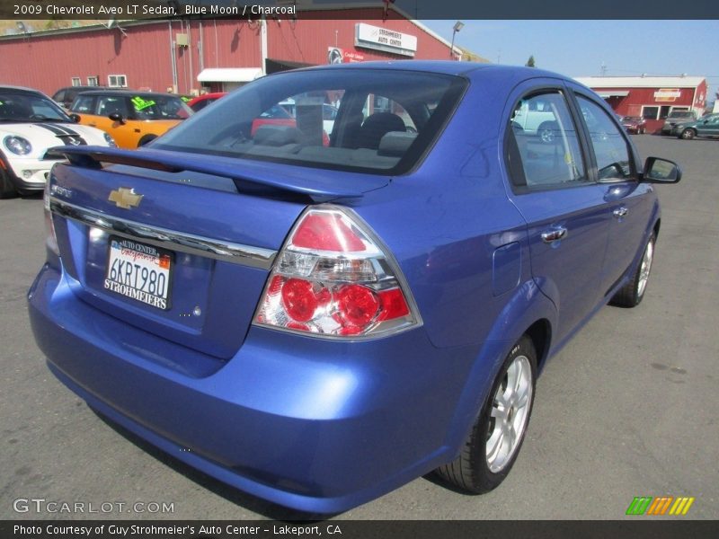 Blue Moon / Charcoal 2009 Chevrolet Aveo LT Sedan