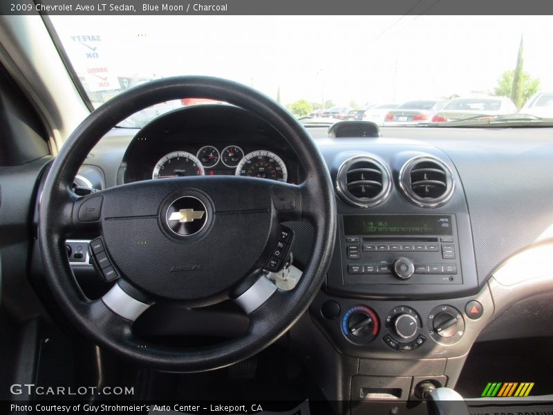 Blue Moon / Charcoal 2009 Chevrolet Aveo LT Sedan