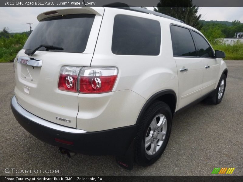 Summit White / Ebony 2011 GMC Acadia SLE AWD