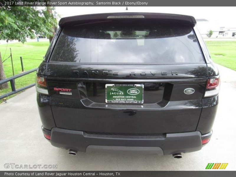 Santorini Black / Ebony/Ebony 2017 Land Rover Range Rover Sport Autobiography