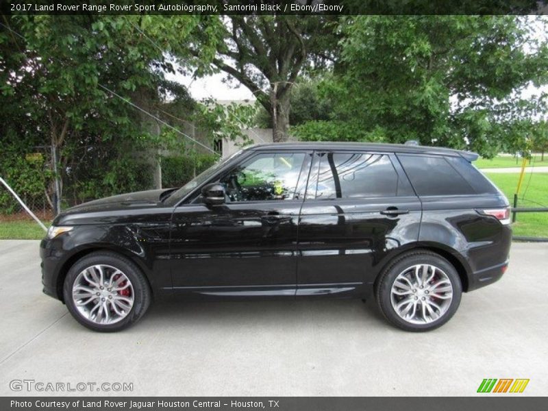 Santorini Black / Ebony/Ebony 2017 Land Rover Range Rover Sport Autobiography