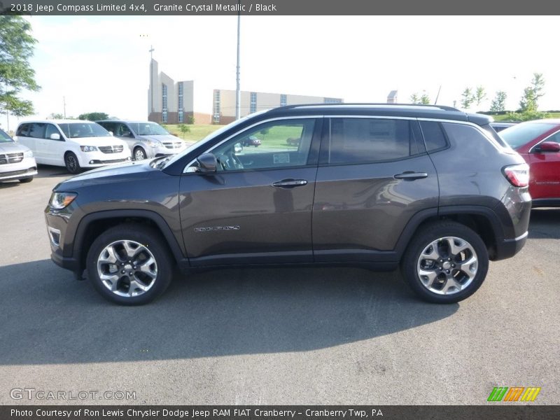Granite Crystal Metallic / Black 2018 Jeep Compass Limited 4x4