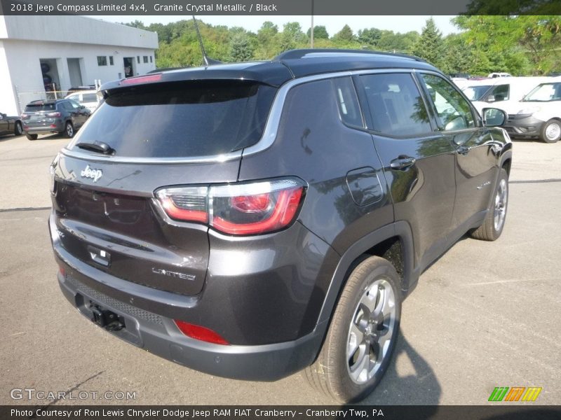 Granite Crystal Metallic / Black 2018 Jeep Compass Limited 4x4