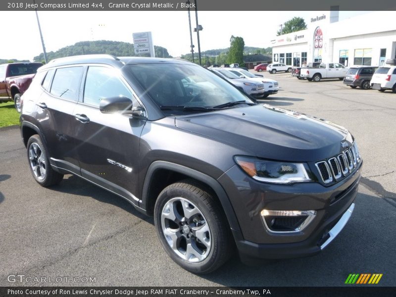 Granite Crystal Metallic / Black 2018 Jeep Compass Limited 4x4