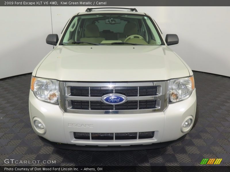 Kiwi Green Metallic / Camel 2009 Ford Escape XLT V6 4WD