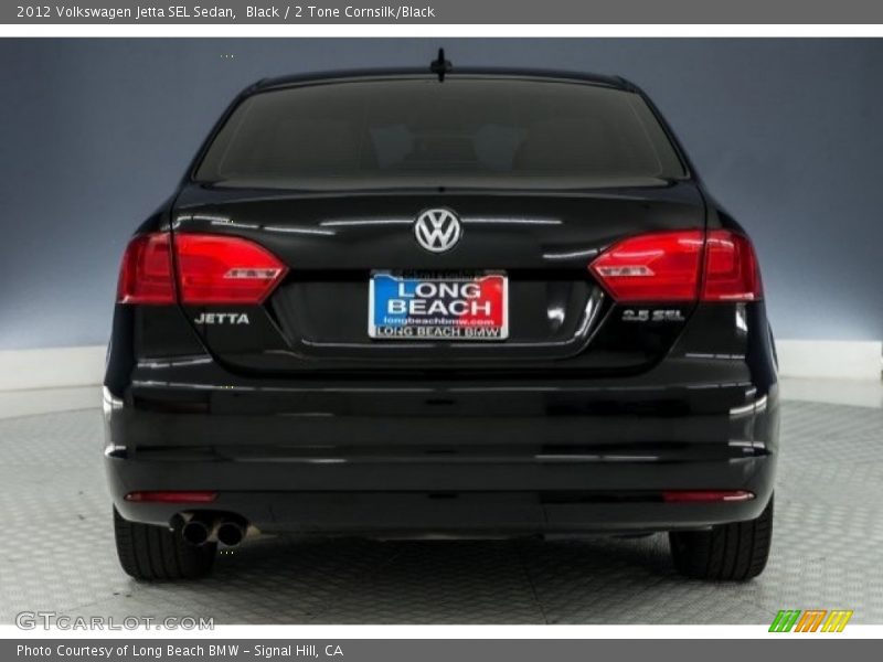 Black / 2 Tone Cornsilk/Black 2012 Volkswagen Jetta SEL Sedan