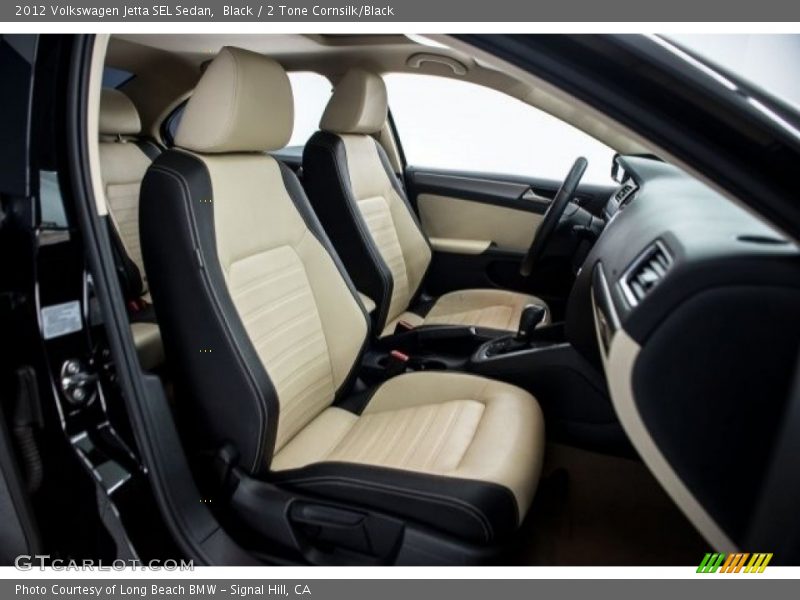 Black / 2 Tone Cornsilk/Black 2012 Volkswagen Jetta SEL Sedan