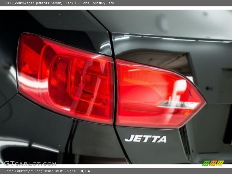 Black / 2 Tone Cornsilk/Black 2012 Volkswagen Jetta SEL Sedan