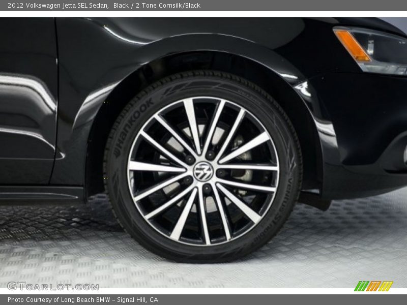 Black / 2 Tone Cornsilk/Black 2012 Volkswagen Jetta SEL Sedan
