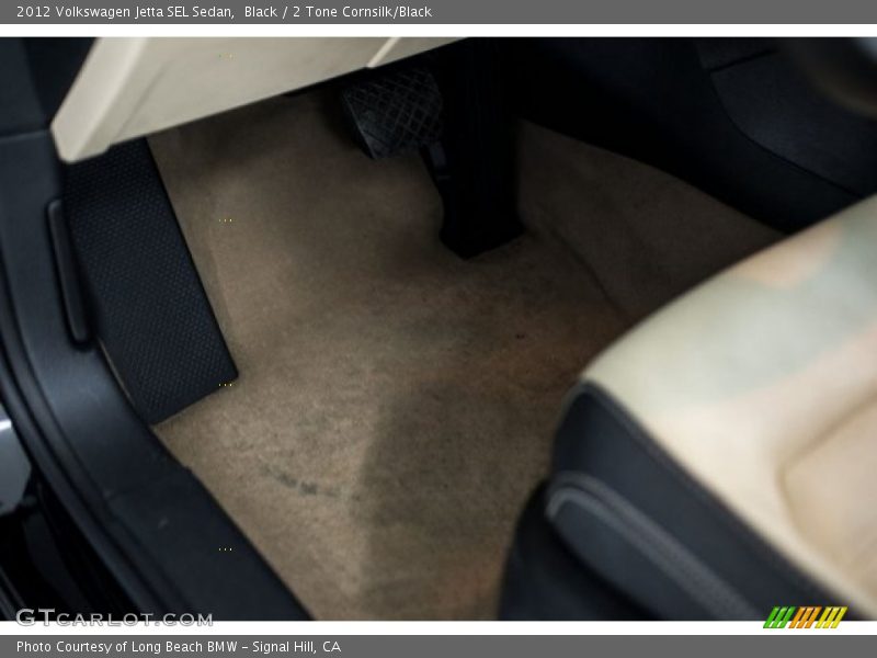 Black / 2 Tone Cornsilk/Black 2012 Volkswagen Jetta SEL Sedan