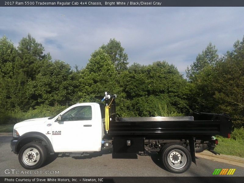 Bright White / Black/Diesel Gray 2017 Ram 5500 Tradesman Regular Cab 4x4 Chassis