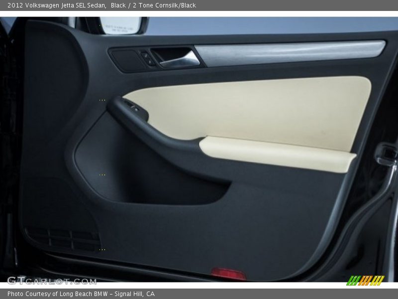 Black / 2 Tone Cornsilk/Black 2012 Volkswagen Jetta SEL Sedan