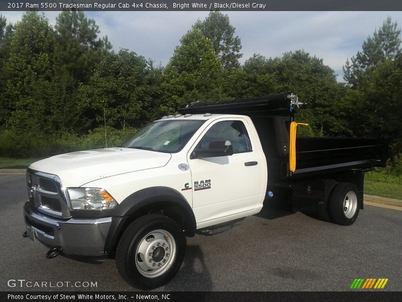 Bright White / Black/Diesel Gray 2017 Ram 5500 Tradesman Regular Cab 4x4 Chassis