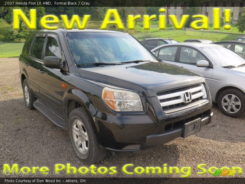 Formal Black / Gray 2007 Honda Pilot LX 4WD