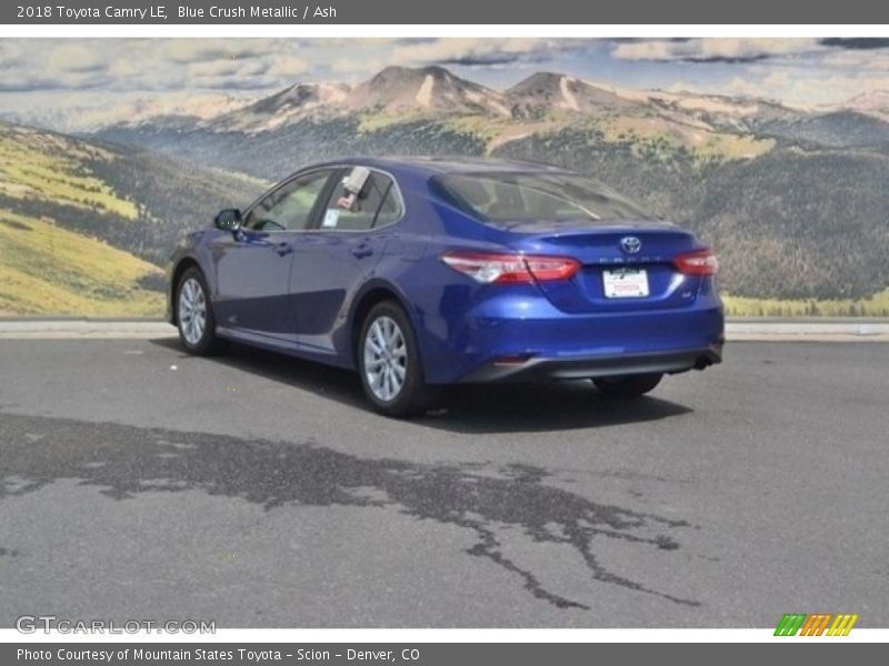 Blue Crush Metallic / Ash 2018 Toyota Camry LE