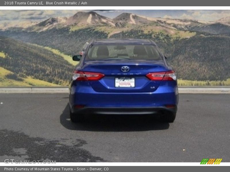 Blue Crush Metallic / Ash 2018 Toyota Camry LE