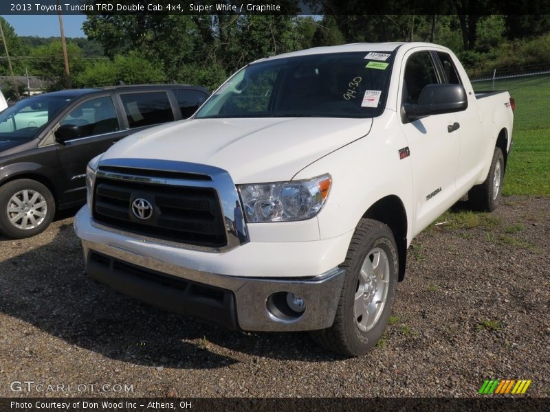 Super White / Graphite 2013 Toyota Tundra TRD Double Cab 4x4