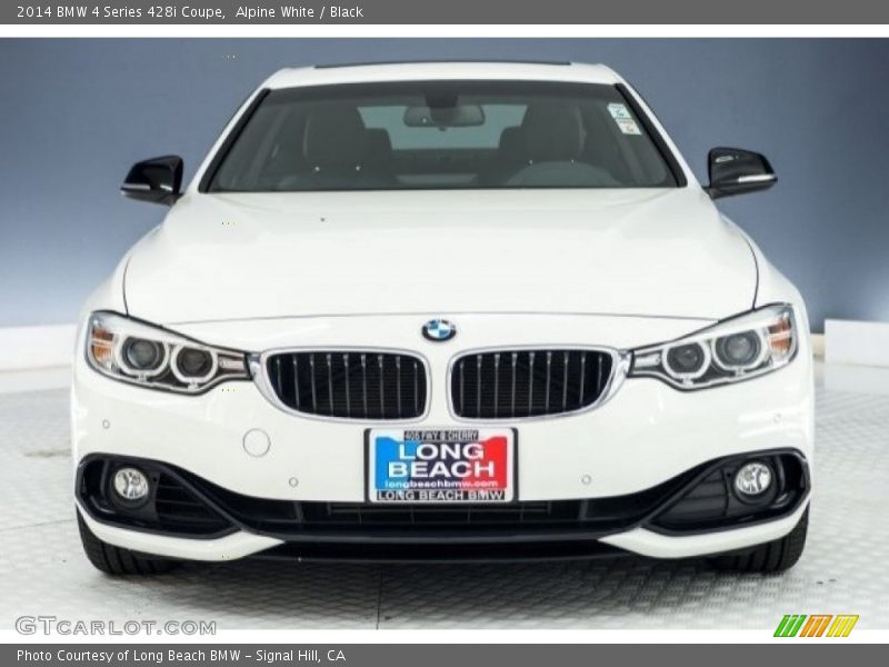 Alpine White / Black 2014 BMW 4 Series 428i Coupe