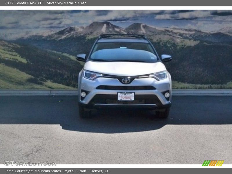 Silver Sky Metallic / Ash 2017 Toyota RAV4 XLE