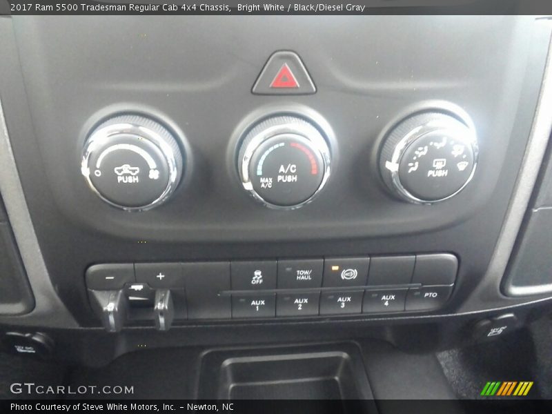 Bright White / Black/Diesel Gray 2017 Ram 5500 Tradesman Regular Cab 4x4 Chassis