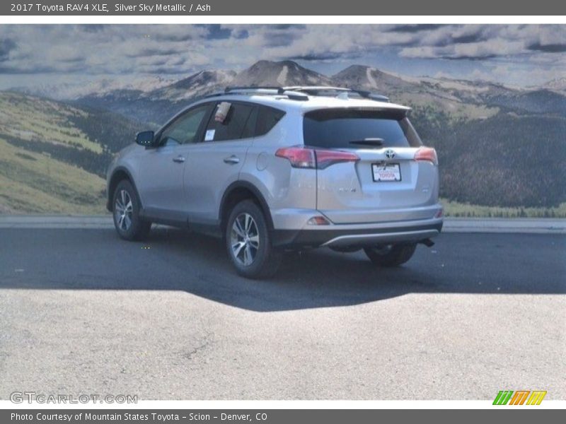 Silver Sky Metallic / Ash 2017 Toyota RAV4 XLE