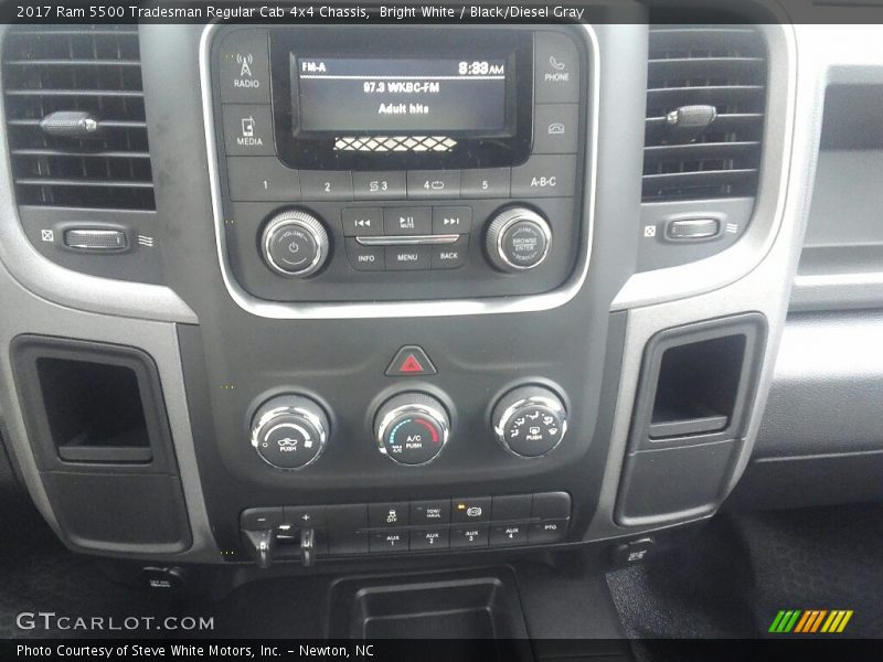 Bright White / Black/Diesel Gray 2017 Ram 5500 Tradesman Regular Cab 4x4 Chassis