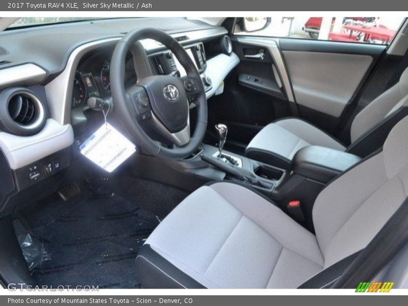 Silver Sky Metallic / Ash 2017 Toyota RAV4 XLE