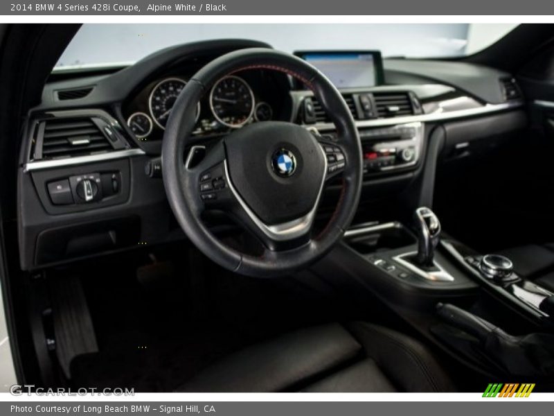 Alpine White / Black 2014 BMW 4 Series 428i Coupe