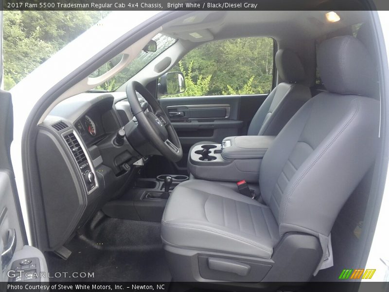 Bright White / Black/Diesel Gray 2017 Ram 5500 Tradesman Regular Cab 4x4 Chassis