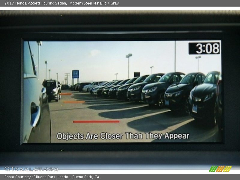 Modern Steel Metallic / Gray 2017 Honda Accord Touring Sedan