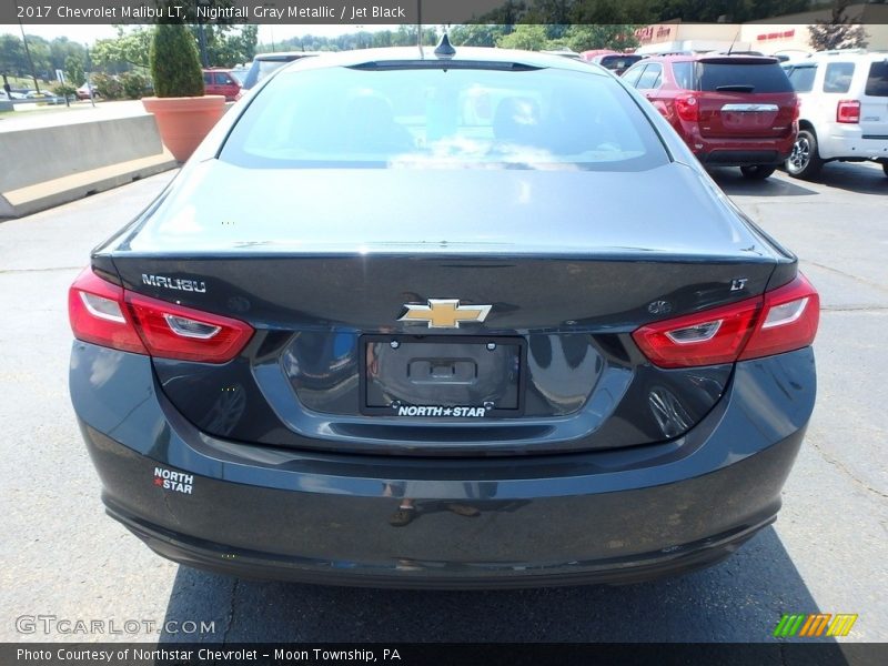 Nightfall Gray Metallic / Jet Black 2017 Chevrolet Malibu LT