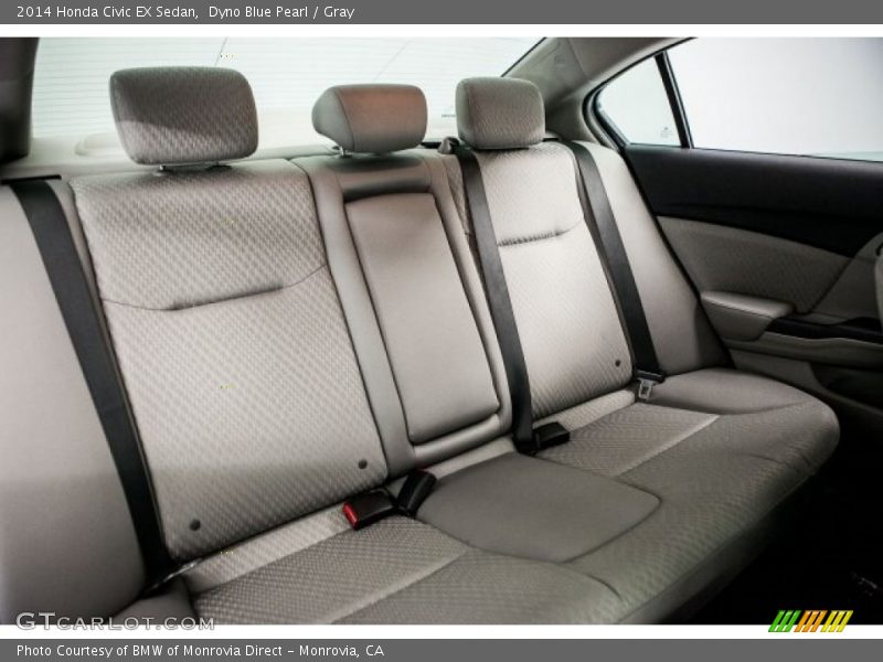 Dyno Blue Pearl / Gray 2014 Honda Civic EX Sedan