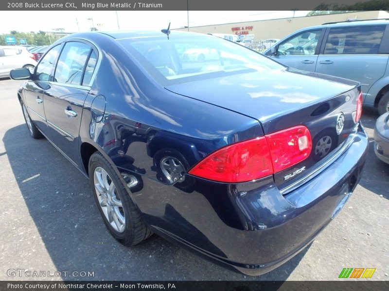Ming Blue Metallic / Titanium 2008 Buick Lucerne CXL