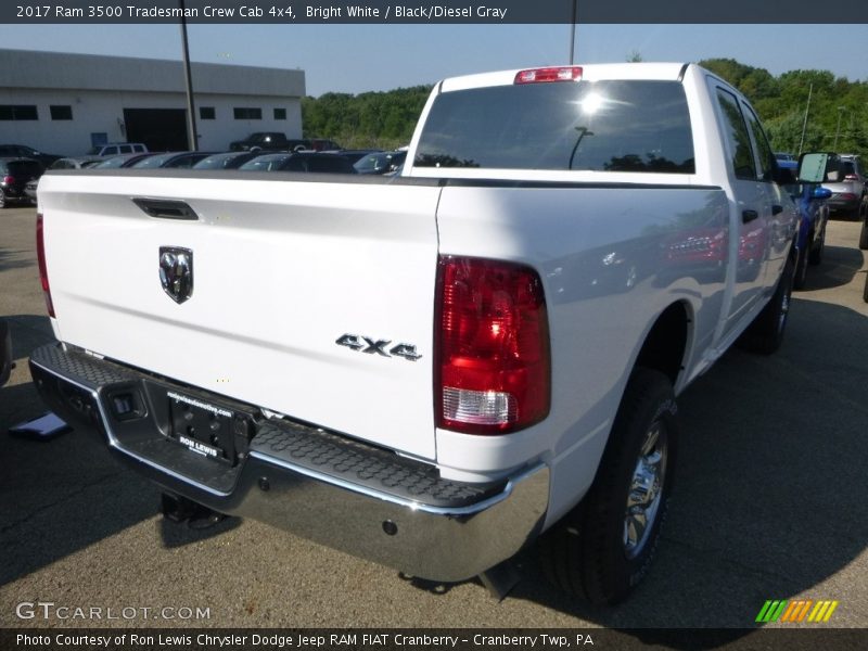 Bright White / Black/Diesel Gray 2017 Ram 3500 Tradesman Crew Cab 4x4