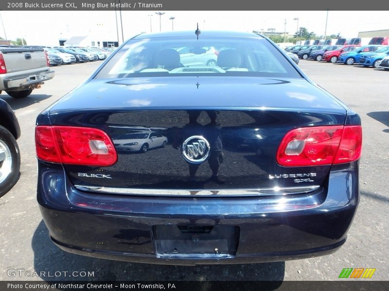 Ming Blue Metallic / Titanium 2008 Buick Lucerne CXL