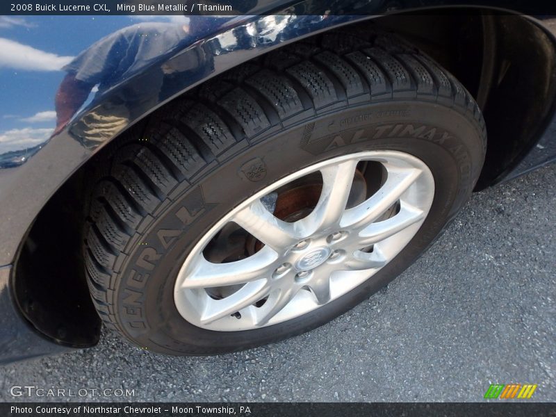 Ming Blue Metallic / Titanium 2008 Buick Lucerne CXL