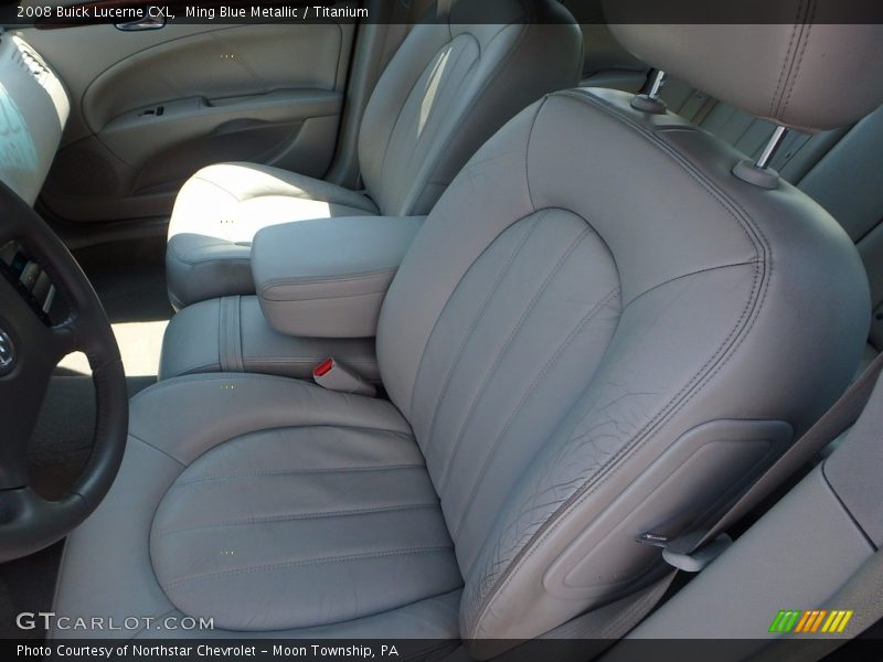 Ming Blue Metallic / Titanium 2008 Buick Lucerne CXL