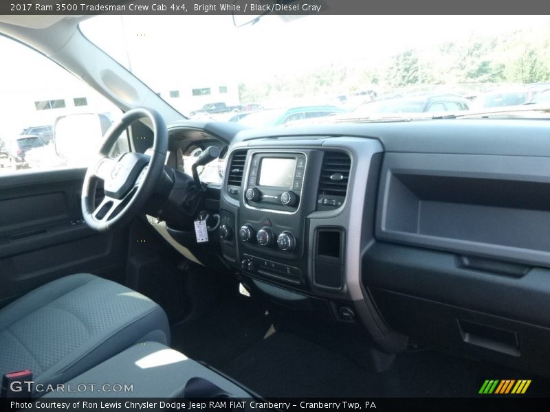 Bright White / Black/Diesel Gray 2017 Ram 3500 Tradesman Crew Cab 4x4