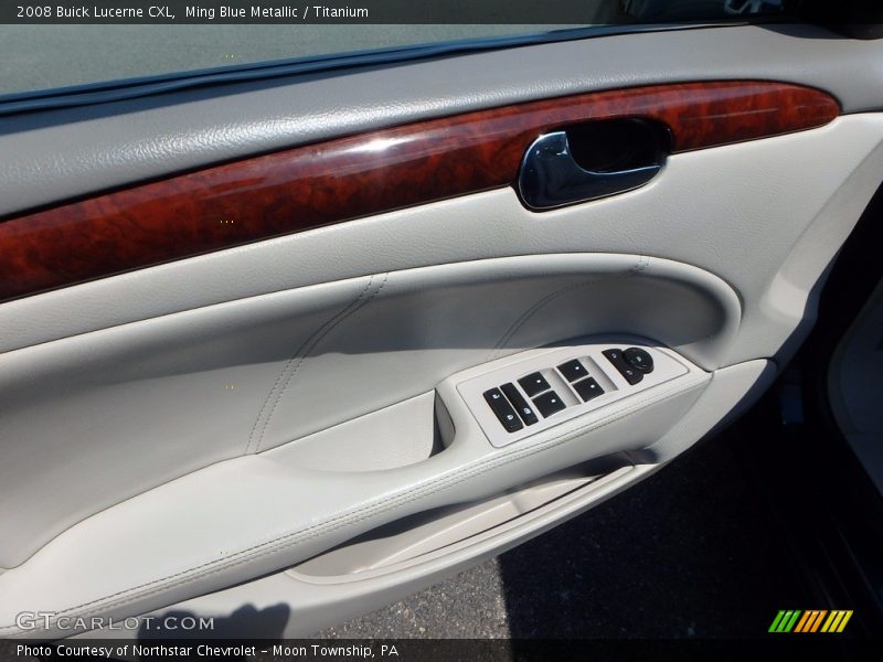 Ming Blue Metallic / Titanium 2008 Buick Lucerne CXL