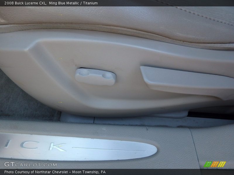 Ming Blue Metallic / Titanium 2008 Buick Lucerne CXL