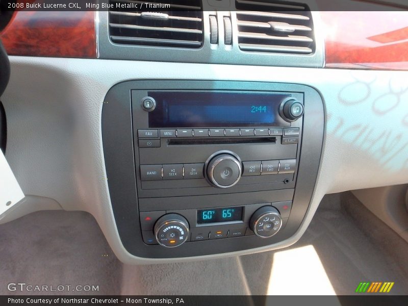 Ming Blue Metallic / Titanium 2008 Buick Lucerne CXL
