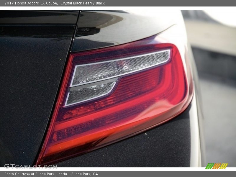 Crystal Black Pearl / Black 2017 Honda Accord EX Coupe