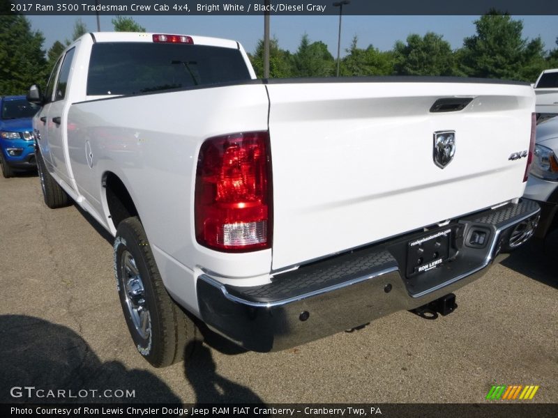 Bright White / Black/Diesel Gray 2017 Ram 3500 Tradesman Crew Cab 4x4