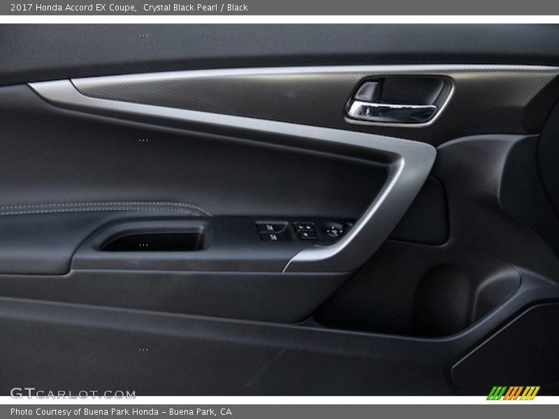 Crystal Black Pearl / Black 2017 Honda Accord EX Coupe