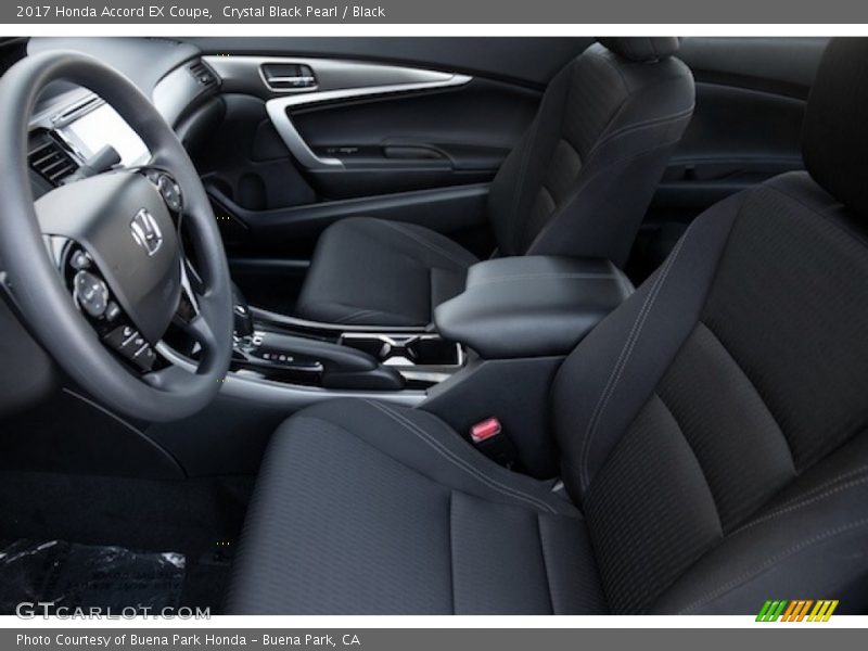 Crystal Black Pearl / Black 2017 Honda Accord EX Coupe