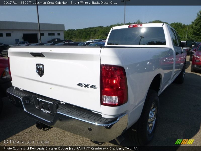 Bright White / Black/Diesel Gray 2017 Ram 3500 Tradesman Crew Cab 4x4